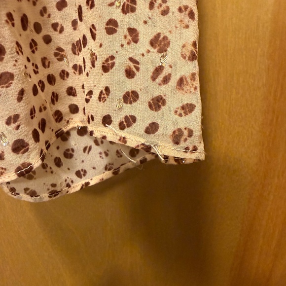 Ulla Johnson Marilyn Leopard Ikat Print Silk Top Size 4 - Picture 10 of 13